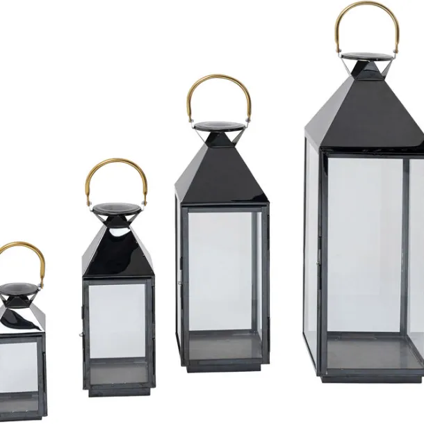 lantern_giardino_black_se_5.webp Clearance KARE Design Lantern Giardino Black (4/Set)