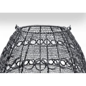 Clearance KARE Design Lantern Hayat Cone Black 37cm