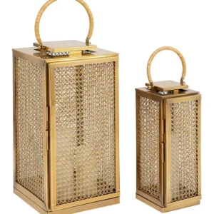 Clearance KARE Design Lantern Palazzo Vita Brass (2/Set)