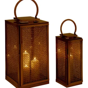 Clearance KARE Design Lantern Palazzo Vita Brass (2/Set)