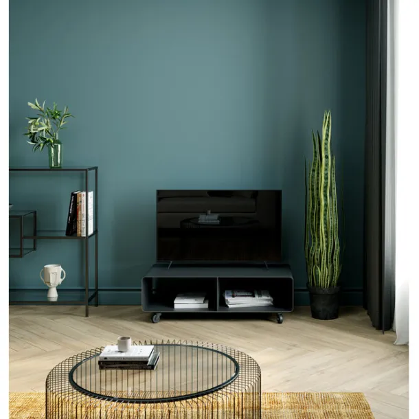 lowboard_lounge_m_grey_xc_1.webp Outlet KARE Design Lowboard Lounge M Grey 90x30cm