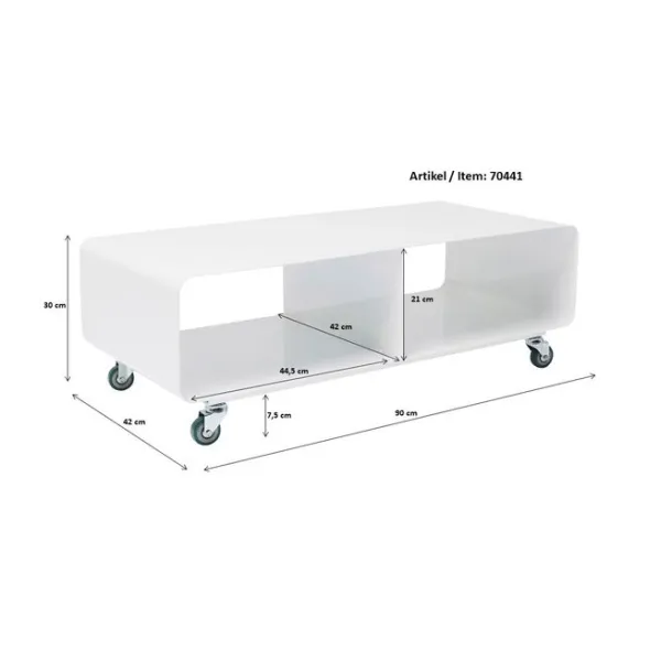 lowboard_lounge_m_grey_xc_6.webp Outlet KARE Design Lowboard Lounge M Grey 90x30cm