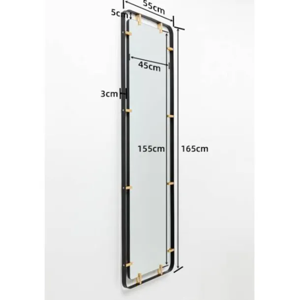 mirror_betsy_frame_metal__6-1.webp Discount KARE Design Mirror Betsy Frame Metal 55x165cm