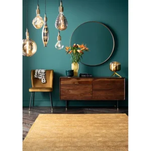 New KARE Design Mirror Curve MO Brass Ø100