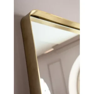 Clearance KARE Design Mirror Curve MO Brass 70x200cm