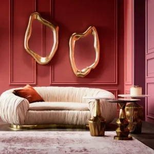 New KARE Design Mirror Hologram Gold 119x76cm