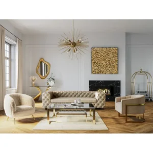New KARE Design Mirror Hologram Gold 119x76cm