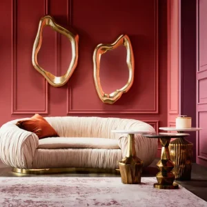 New KARE Design Mirror Hologram Gold 119x76cm