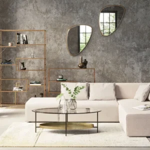Discount KARE Design Mirror Jetset Gold 56x83cm