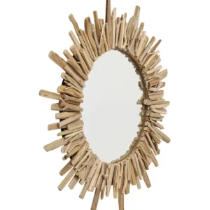 Clearance KARE Design Mirror Legno Ø82cm
