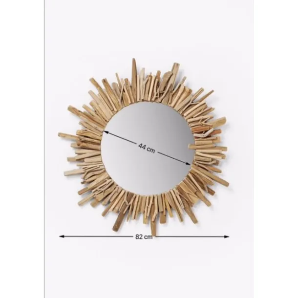 mirror_legno_cm_6.webp Clearance KARE Design Mirror Legno Ø82cm