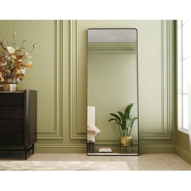 mirror_ombra_mo_soft_blac_1.webp Hot KARE Design Mirror Ombra MO Soft Black 80x200cm