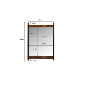 Clearance KARE Design Mirror Ravello 55x80cm