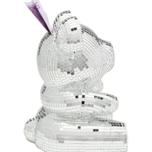 Hot KARE Design Money Box Bear Disco 21cm