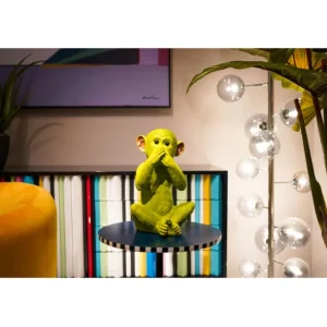 Outlet KARE Design Money Box Monkey Iwazaru Lime