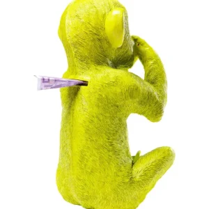 Outlet KARE Design Money Box Monkey Iwazaru Lime