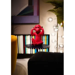 Best KARE Design Money Box Monkey Kikazaru Red
