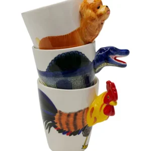 New KARE Design Mug Funny Animal Rooster 12cm