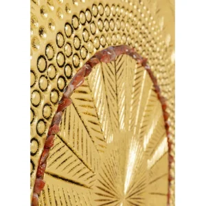 Fashion KARE Design Object Picture Art Geometric Circle Gold 120x120cm