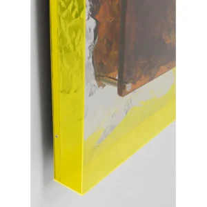 Outlet KARE Design Object Picture Crumple Red 60x90cm