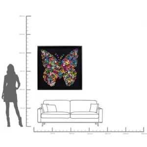 New KARE Design Object Picture Farfalla 120x120cm