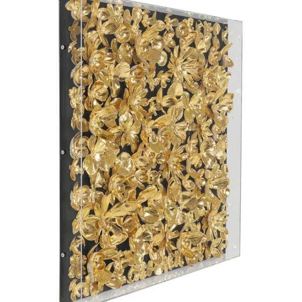 object_picture_gold_flowe_2-2.webp Sale KARE Design Object Picture Gold Flower 60x60cm