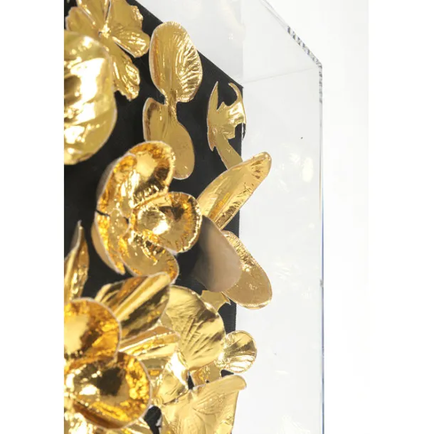 object_picture_gold_flowe_3-2.webp Sale KARE Design Object Picture Gold Flower 60x60cm
