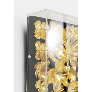 New KARE Design Object Picture Gold Flower 80x80cm