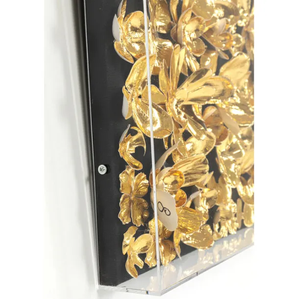 object_picture_gold_flowe_7-2.webp Sale KARE Design Object Picture Gold Flower 60x60cm