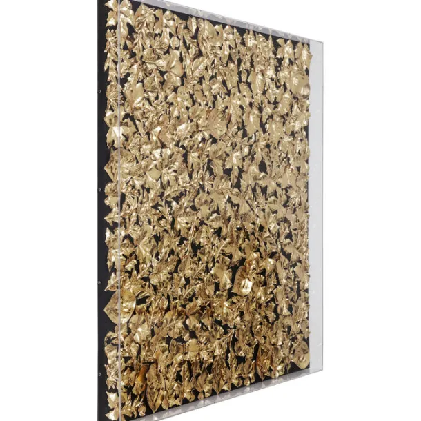 object_picture_gold_leaf__2.webp Best KARE Design Object Picture Gold Leaf 120x120cm