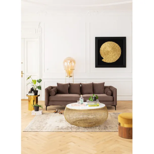 object_picture_golden_sna_3.webp Online KARE Design Object Picture Golden Snail 120x120cm