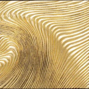 Online KARE Design Object Picture Wave Gold (2/Set)