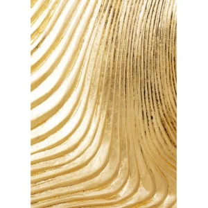 Online KARE Design Object Picture Wave Gold (2/Set)
