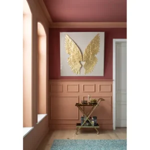 Online KARE Design Object Picture Wings Gold White 120x120cm