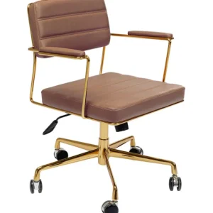 New KARE Design Office Chair Dottore Brown