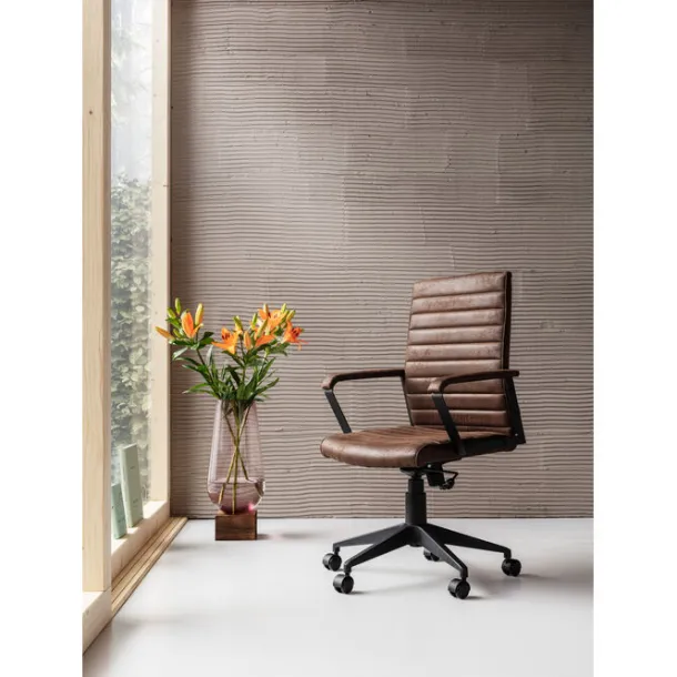 office_chair_labora_brown_2.webp Hot KARE Design Office Chair Labora Brown