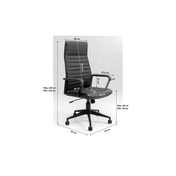 office_chair_labora_high__5-1.webp Best KARE Design Office Chair Labora High Brown