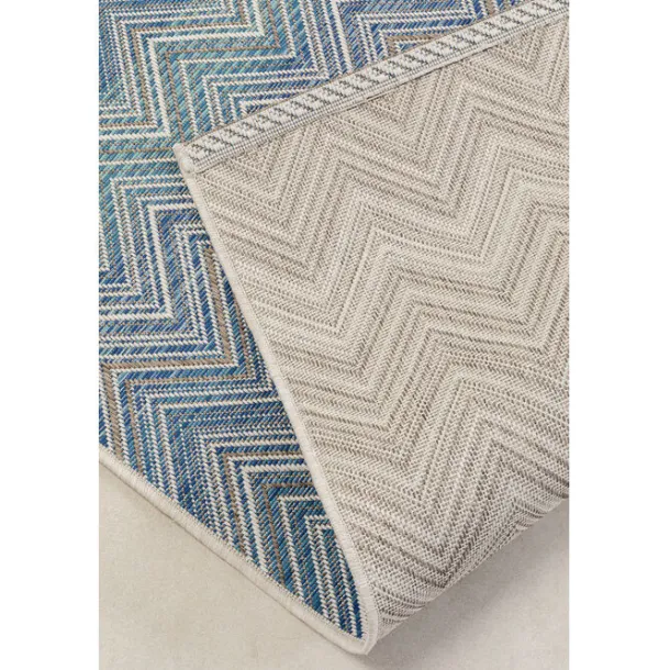 outdoor_carpet_zigzag_blu_2.webp Fashion KARE Design Outdoor Carpet Zigzag Blue 230x330cm
