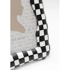 Online KARE Design Picture Frame Checker Black 13x18cm