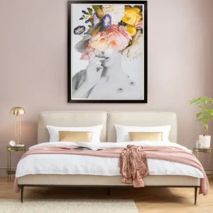 Clearance KARE Design Picture Frame Flower Lady Pastel 117x154cm