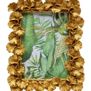 Fashion KARE Design Picture Frame Ginkgo Leaf Gold 20x24cm
