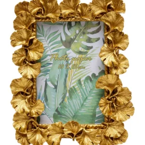 Best KARE Design Picture Frame Ginkgo Leaf Gold 17x20cm