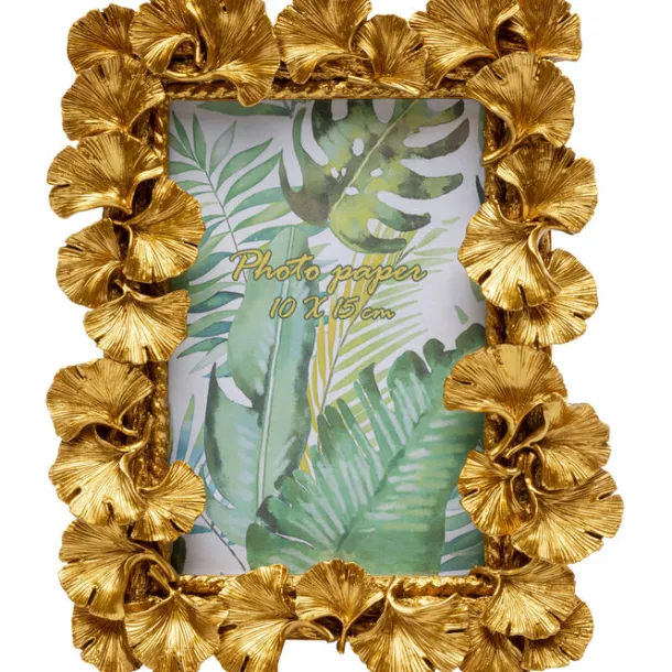 picture_frame_ginkgo_leaf_0-3.webp Best KARE Design Picture Frame Ginkgo Leaf Gold 17x20cm