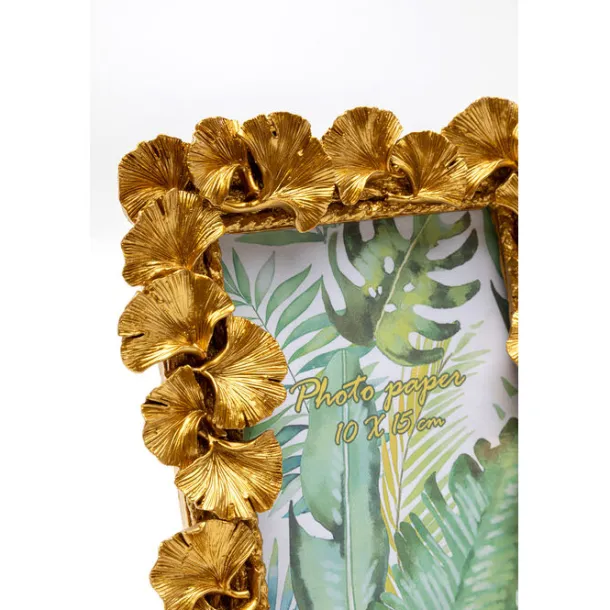 picture_frame_ginkgo_leaf_3-3.webp Best KARE Design Picture Frame Ginkgo Leaf Gold 17x20cm