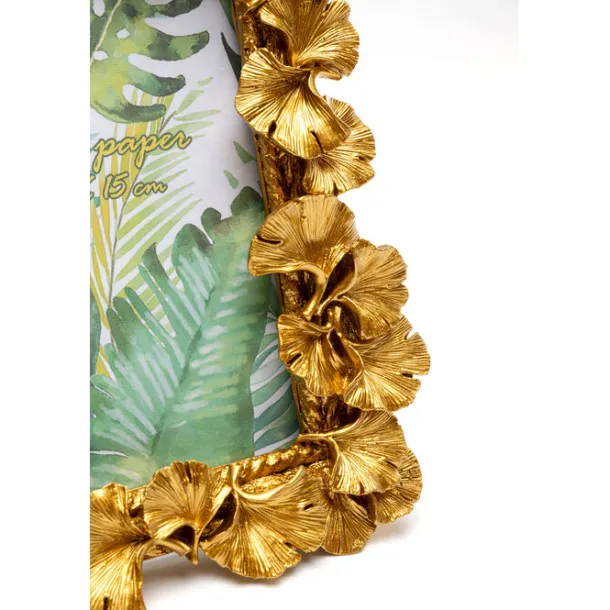picture_frame_ginkgo_leaf_4-3.webp Best KARE Design Picture Frame Ginkgo Leaf Gold 17x20cm