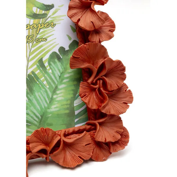 picture_frame_ginkgo_leaf_4-5.webp Outlet KARE Design Picture Frame Ginkgo Leaf Orange 17x20cm