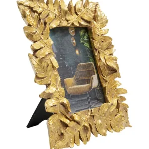 Hot KARE Design Picture Frame Gold Leaves 10x15cm