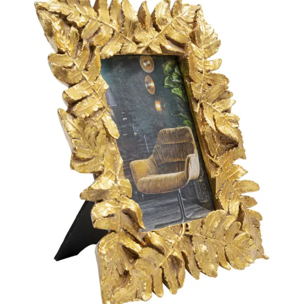 picture_frame_gold_leaves_2.webp Hot KARE Design Picture Frame Gold Leaves 10x15cm