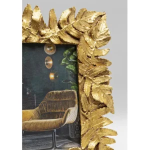 Hot KARE Design Picture Frame Gold Leaves 10x15cm
