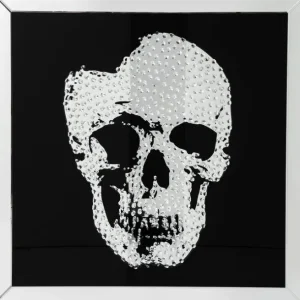 Hot KARE Design Picture Frame Mirror Skull 100x100cm